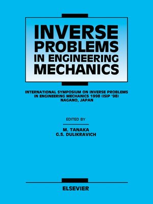 cover image of Inverse Problems in Engineering Mechanics